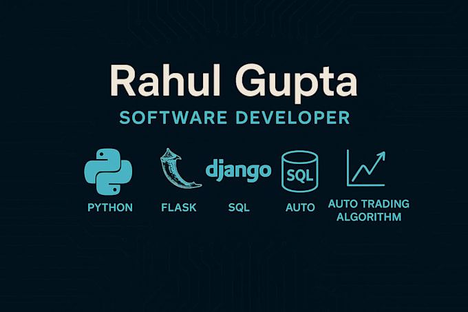 develop custom software, automation tools using python