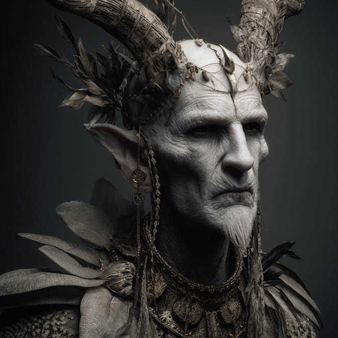 Horror Rialistic Drawing Draw realistic fantasy horror character and concept art by Srauteodine ...