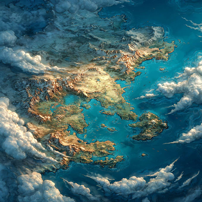 draw fantasy vector map design game world dnd map