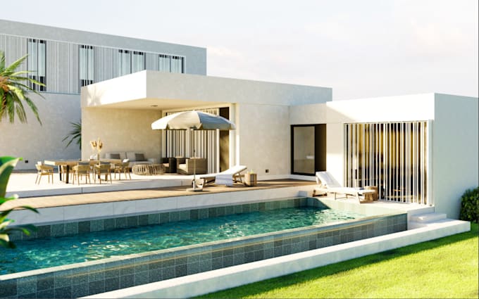 renew 3d lounge,3d lobby, cgi outdoor visualization,3d terrace, floorplan design