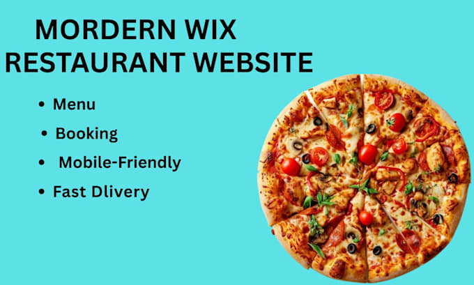 build a modern wix restaurant