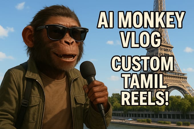 create realistic ai monkey vlog videos with voice