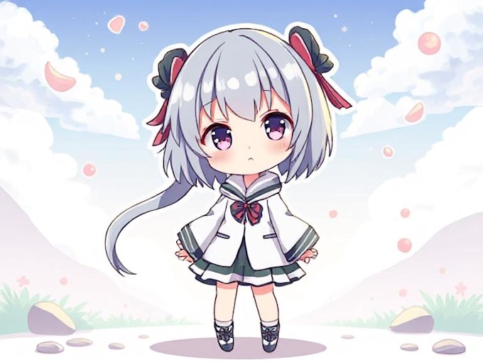 draw cute anime chibi character