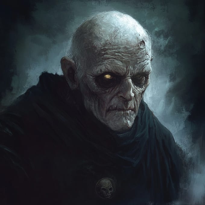 draw horror character illustration