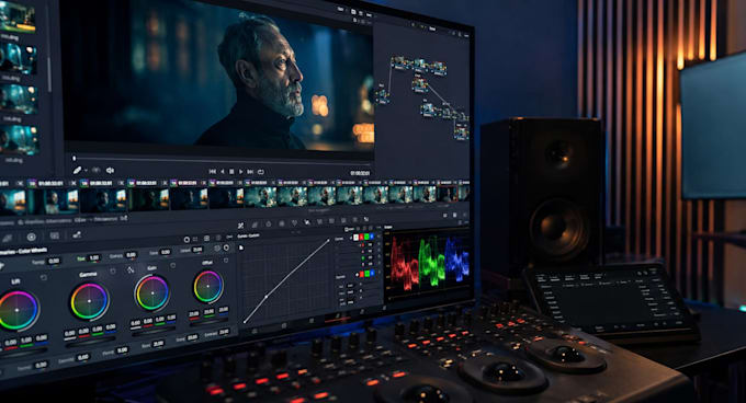 be your professional colorist for commercial color grading in davinci resolve