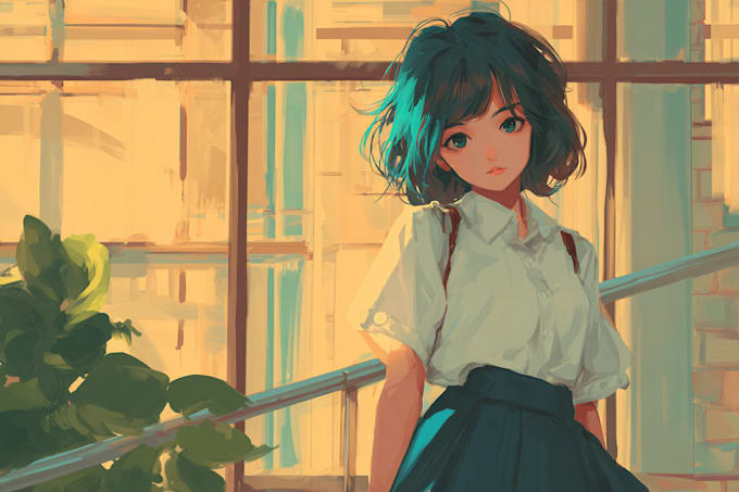 Draw anime style character or fanart by Paytonfrazer | Fiverr
