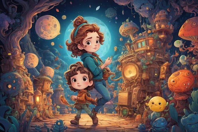 draw amazing cartoon doodle art and character illustrations