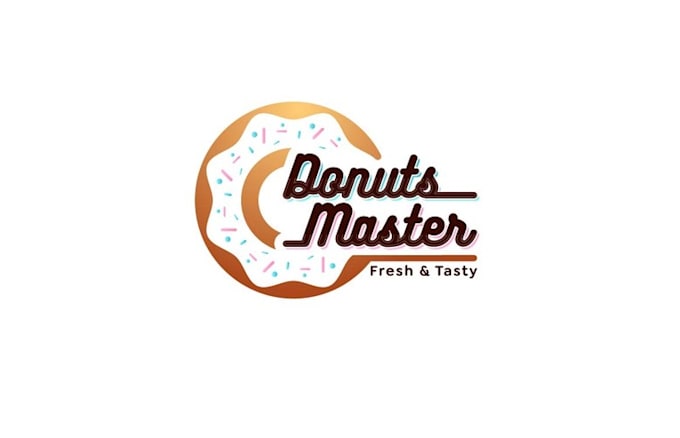 design unique donuts shop logo