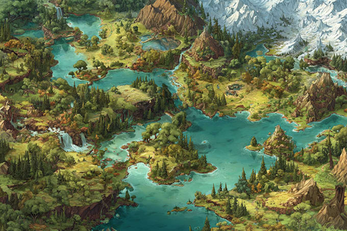 make your fantasy city map