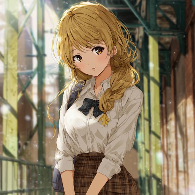 draw anime character illustration
