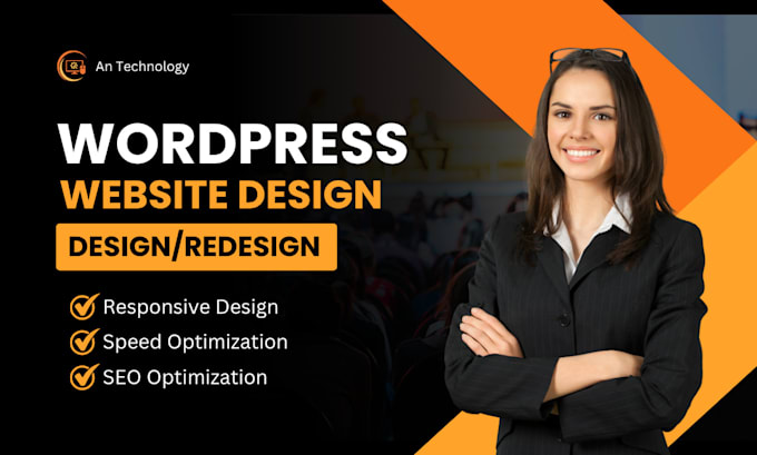 create a modern and responsive wordpress website for your business