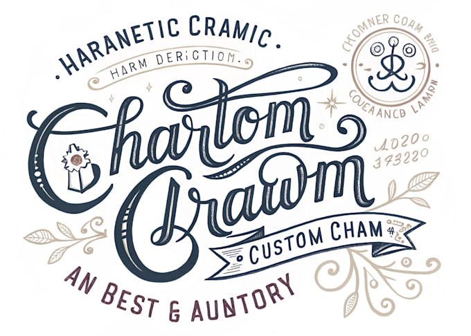 create character logo and friendship portrait