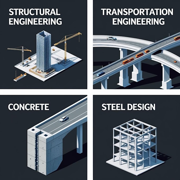 do structural engineering, including concrete and steel design,
