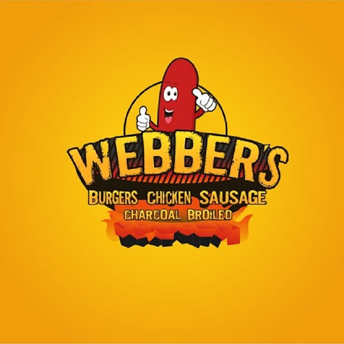 design awesome hot dog bbq chicken logo