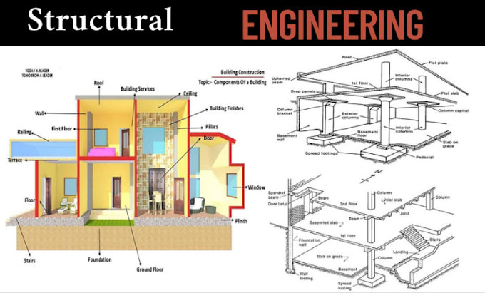 do civil and structural engineering design, wood, concrete