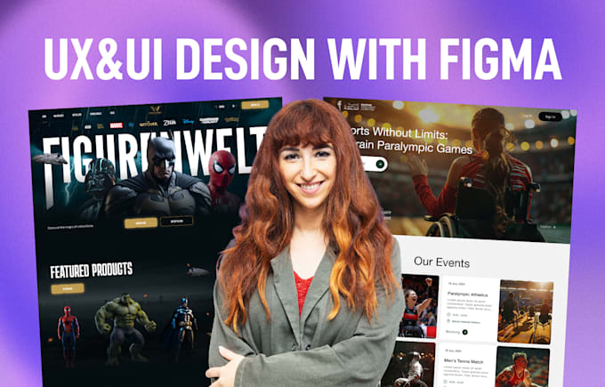 do clean ui ux design of your website or web app on figma