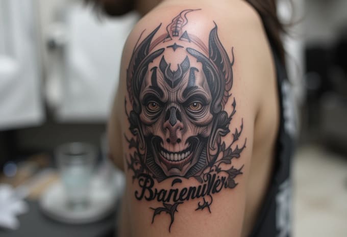 design custom ornamental tattoo for you