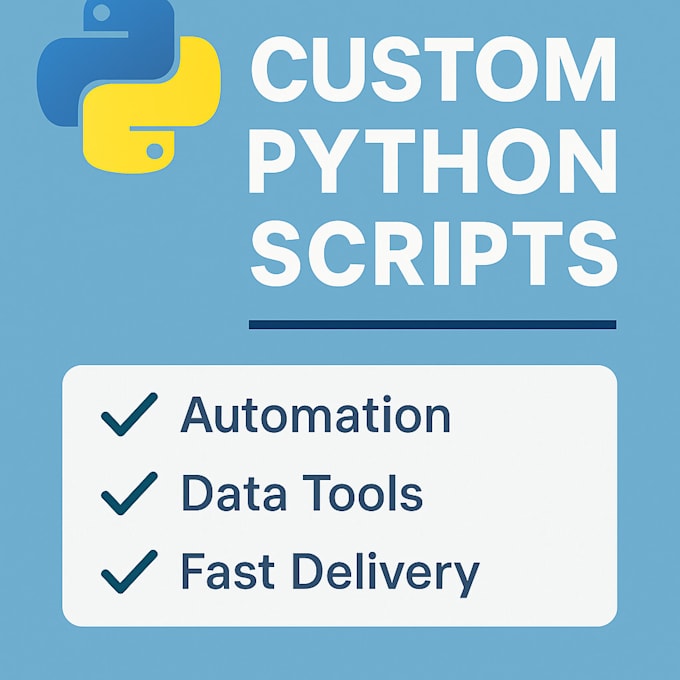 write python script for you