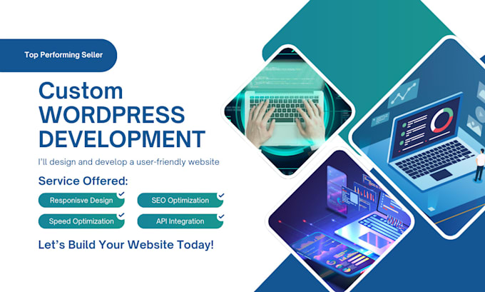 do wordpress website design, website development with wordpress  elementor