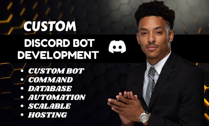 do custom discord bot, discord game bot, chatbot, discord server with python ai