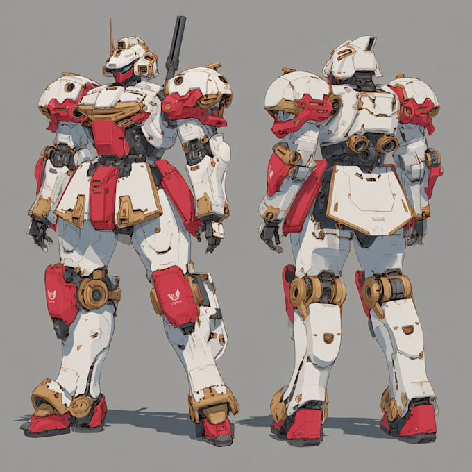 create your mecha, robot or futuristic landscape