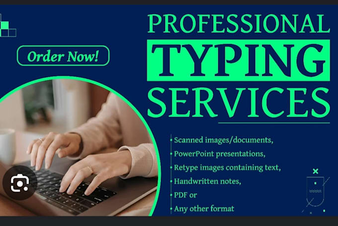type and convert handwritten, scanned or PDF documents into editable word
