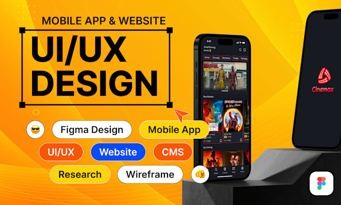 design or redesign your website UI UX in figma
