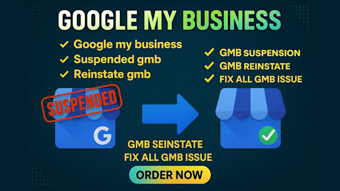 Reinstate suspended gmb, fix suspended google my business profile and ...