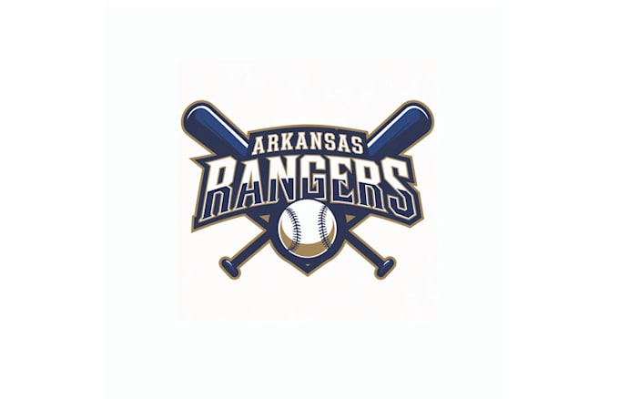 design rangers youth baseball team logo