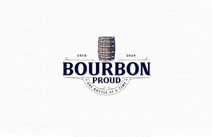 design community site bourbon whiskey lovers logo