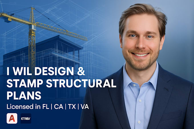 Design architectural plans stamp civil structural mep for city permit ...