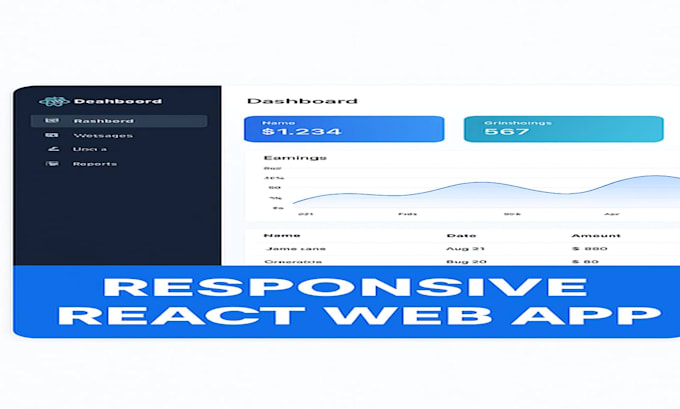 build modern frontent UI using react or react native