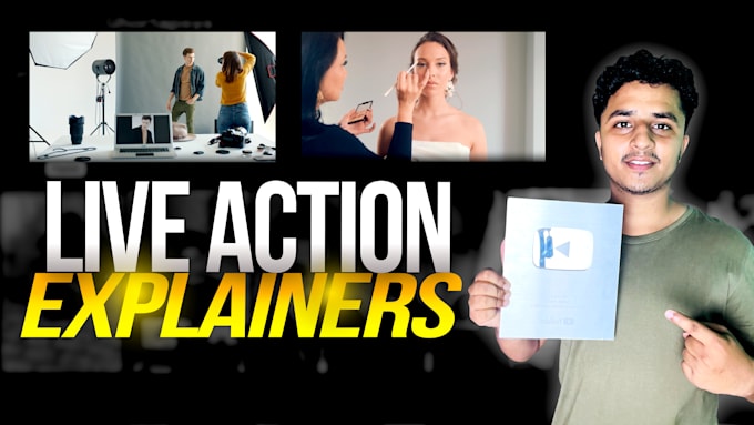 create a live explainer video to explain your product or service