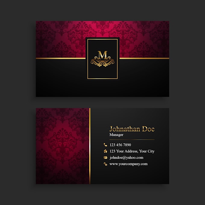 do modern business card