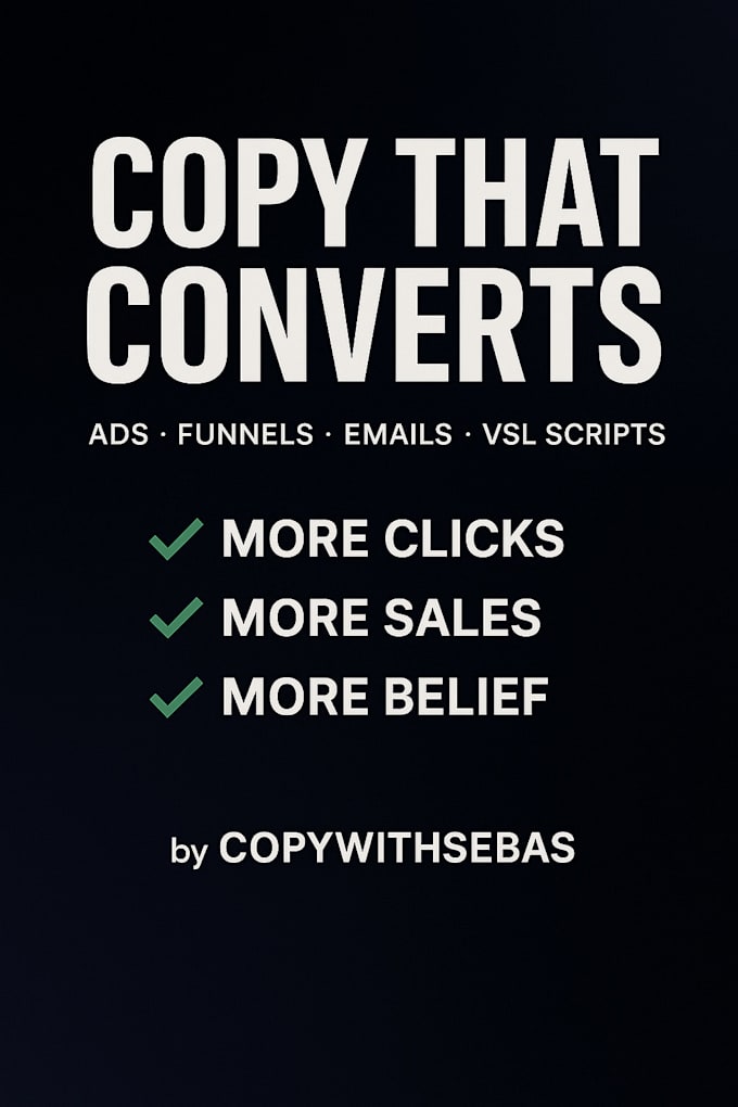 write powerful copy that builds belief and boosts conversions