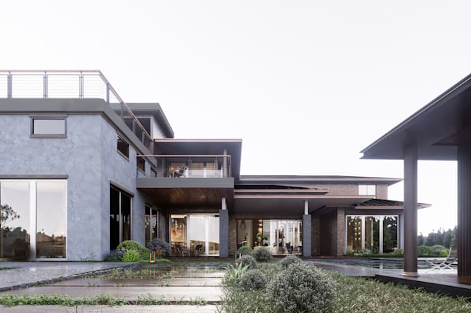 do interior exterior 3d renders for real estate projects
