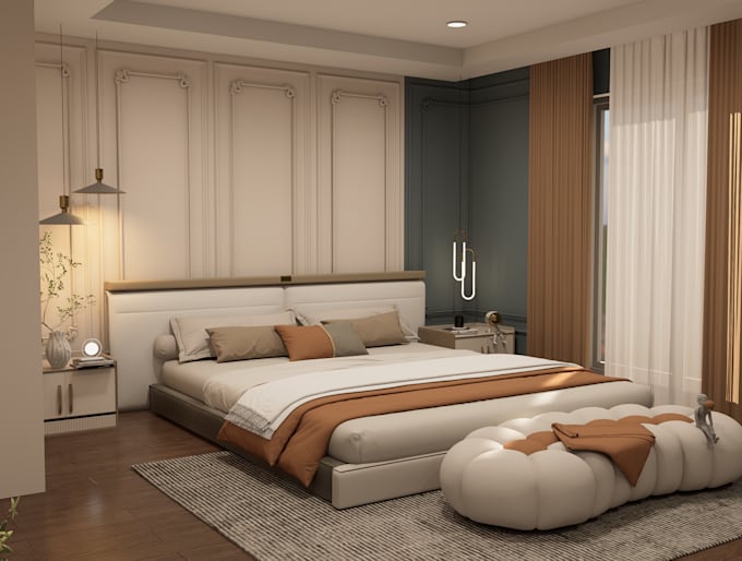 create highend interior design concepts and 3d renderings