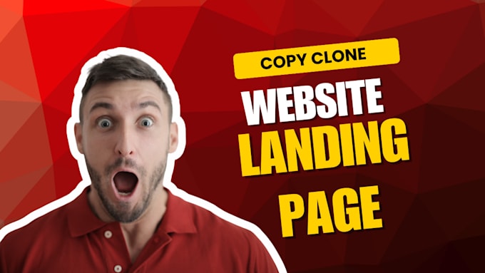 copy clone website or landing page in 24h