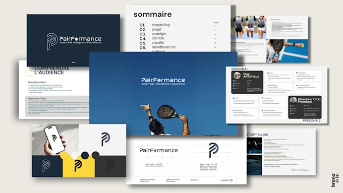 create your complete brand universe with logo, graphic charter and rs templates