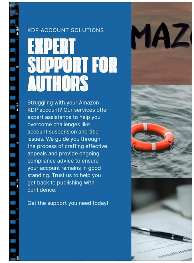 do expert assistance for amazon KDP account actions