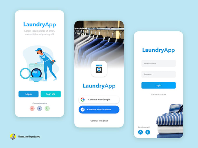 develop laundry app, home service app, dry cleaning app, refuse dumb app