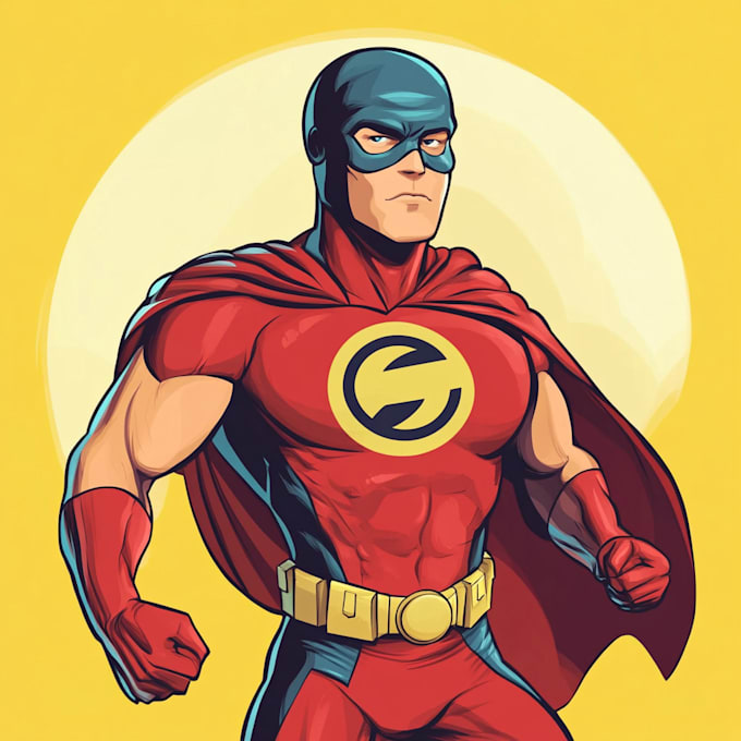 create superhero cartoon character for you