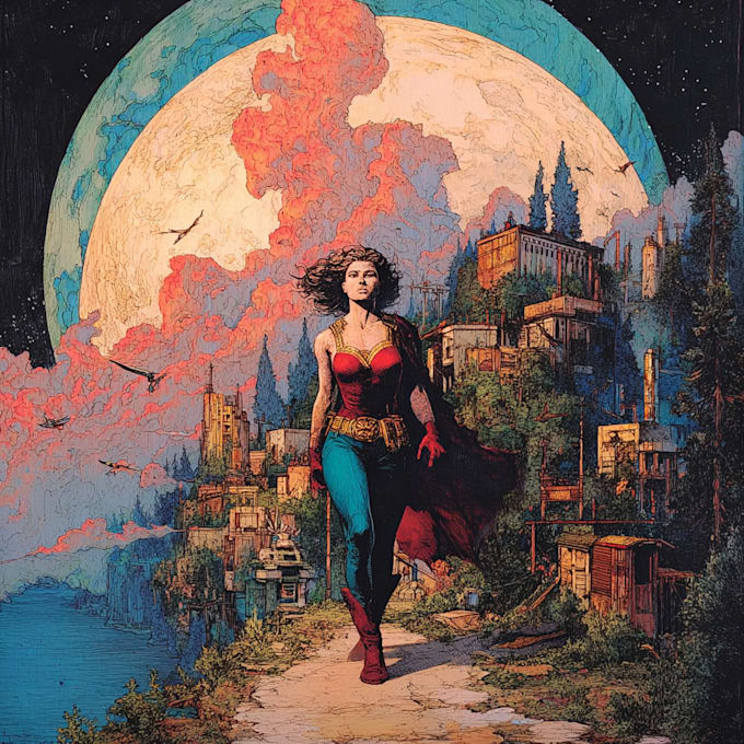 do comic cover arts for your stories