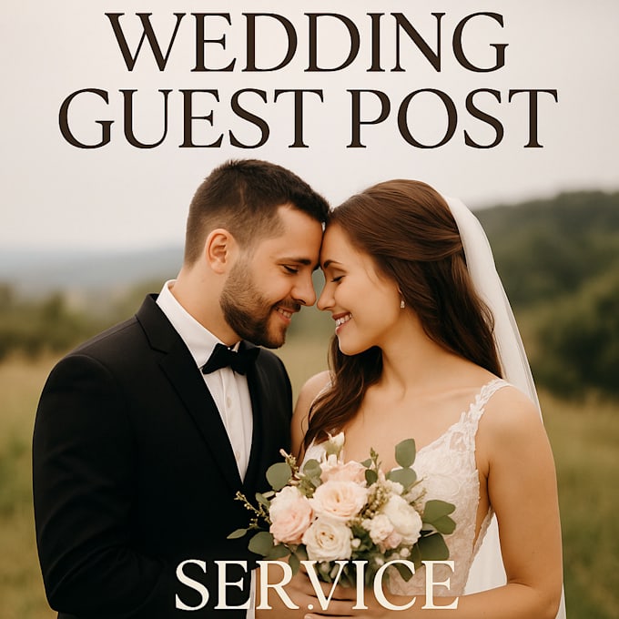 write and publish SEO wedding guest post with dofollow backlink