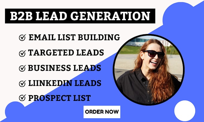 do targeted b2b lead generation, business lead, linkedin leads and prospect list