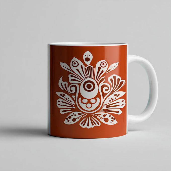 create an custom mug design or coffee mug design