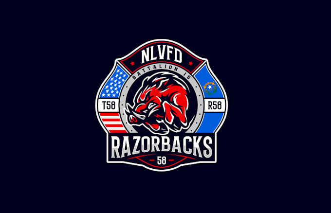 design fire department station logo