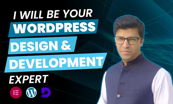 create wordpress website design development in elementor divi plugin theme php