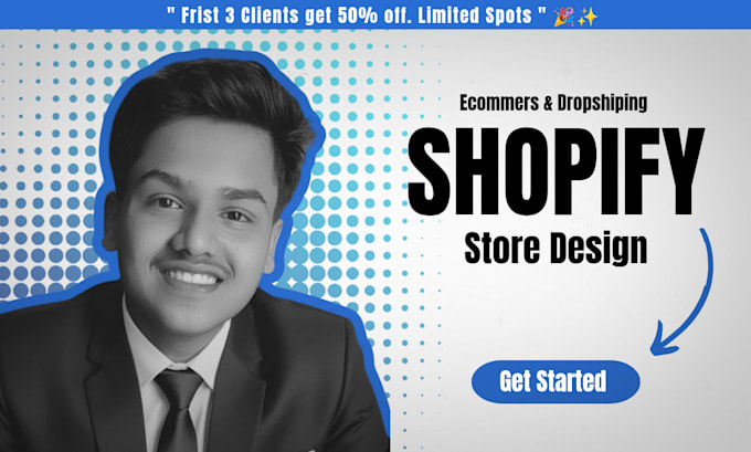 design shopify build shopify store or dropshipping store