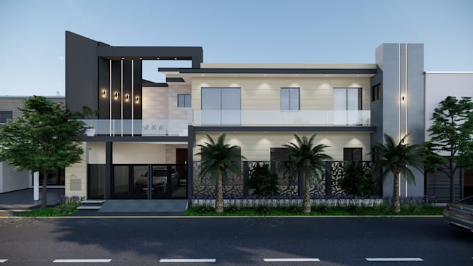 do impressive exterior 3d renders